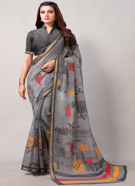 Shaily 4 Printed Cotton Regular Wear Designer Saree Collection Catalog